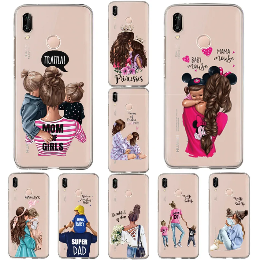 Мама принцесса DC 2019 для Huawei Mate 30 Pro 10 20 Note 8 9 Plus P чехол смартфона задняя крышка Coque