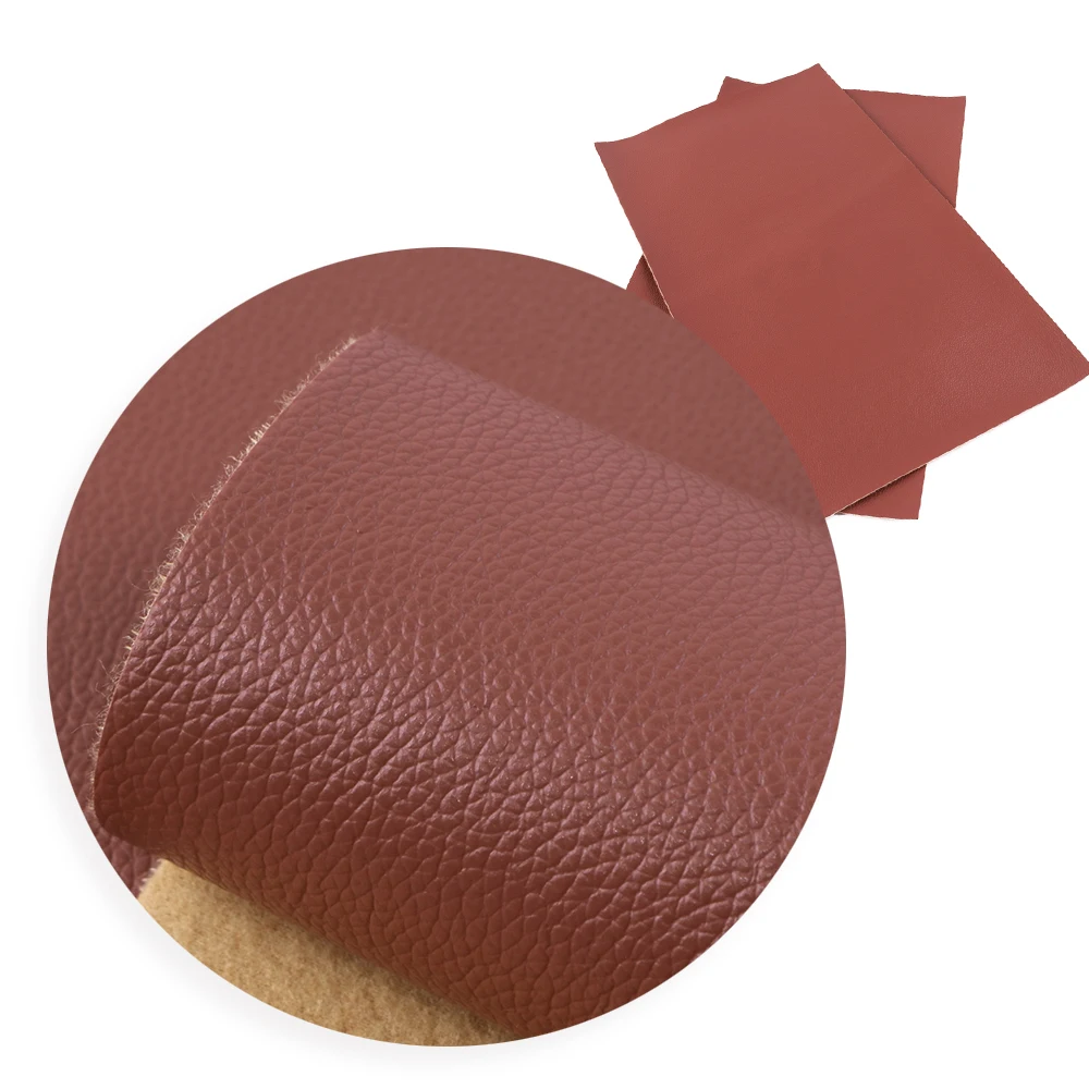 20*34cm Solid Color Litchi Grain Faux Leather Sheets,DIY Handmade Materials For Making Crafts,1Yc5603