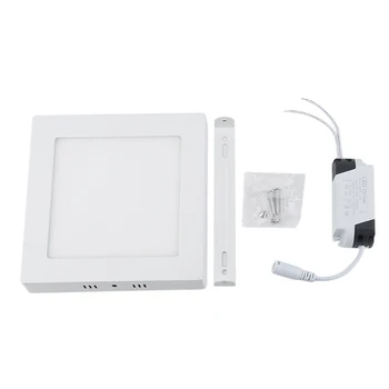 

ICOCO 6/12/18/24W Embedded Square LED Panel Light LED Flush Mounted Ceiling Down Panel Light Kitchen Bathroom Lamp AC90-265V