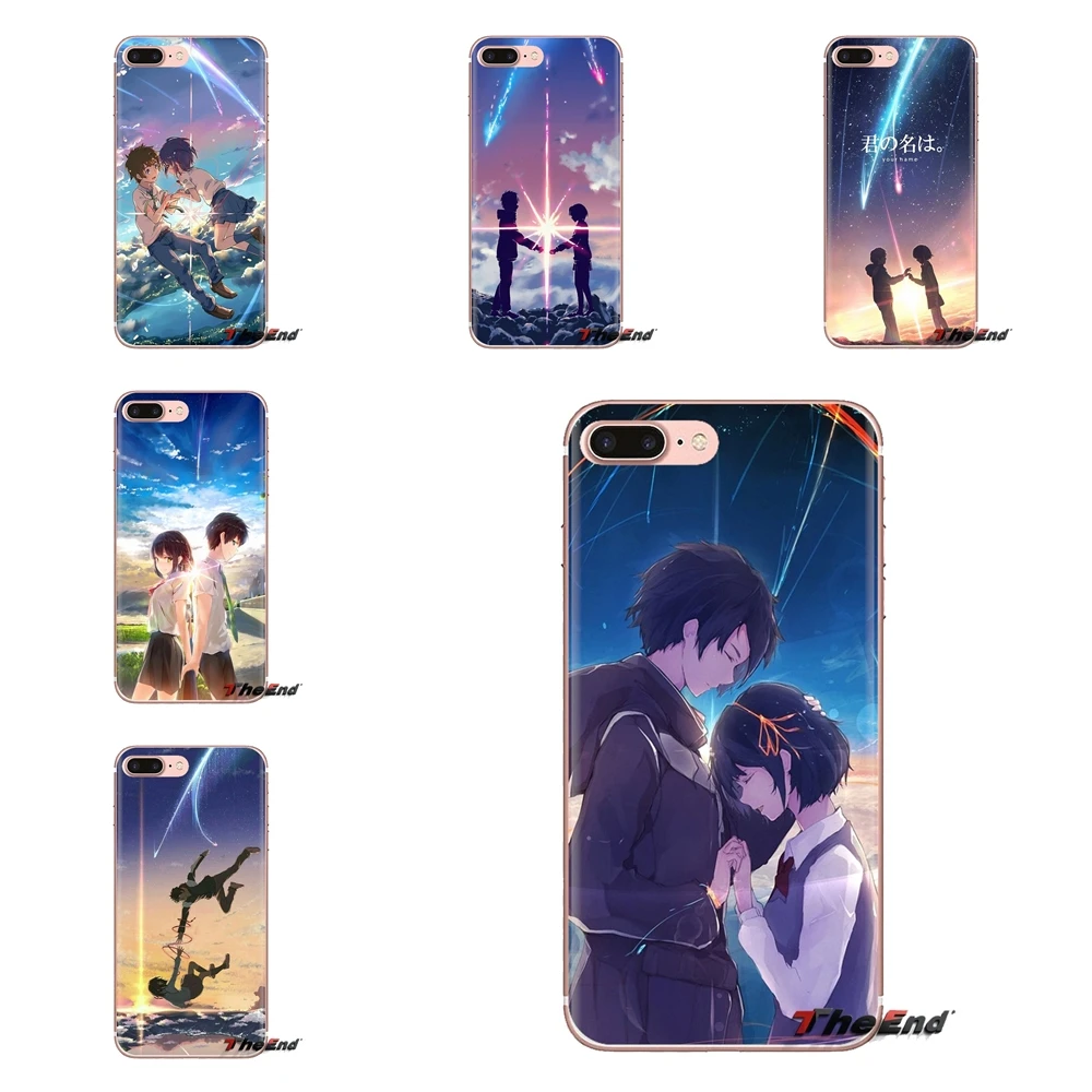 Ваше имя аниме Coque для huawei G7 G8 P7 P8 P9 Lite Honor 4C 5X 5C 6X Коврики 7 8 9 Y3 Y5 Y6 II 2 Pro 2017 мягкие