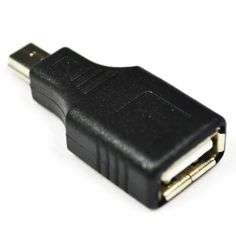 OTG Кабель-Удлинитель USB 2,0(мама) 5-контактный разъем B штекер USB адаптер для компьютера ПК адаптер планшета черный USB Пол чейнджер