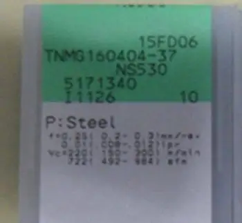 

10PCS/BOX New Toshiba CNC Blade TNMG160404-37 NS530