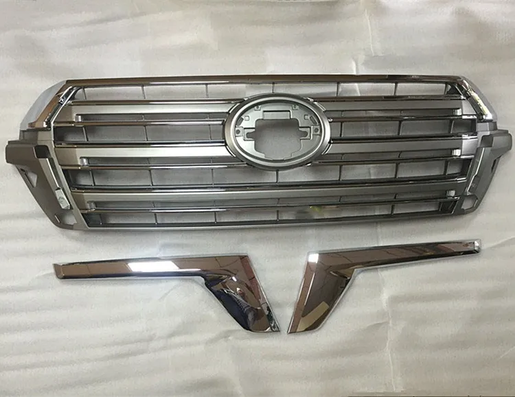 RQXR Передняя решетка гриль бампера для Toyota Land Cruiser LC200 4000 4600 5700