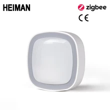 HEIMAN Zigbee умный датчик движения PIR инфракрасный датчик умного дома система безопасности беспроводная Противоугонная сигнализация устройство безопасности