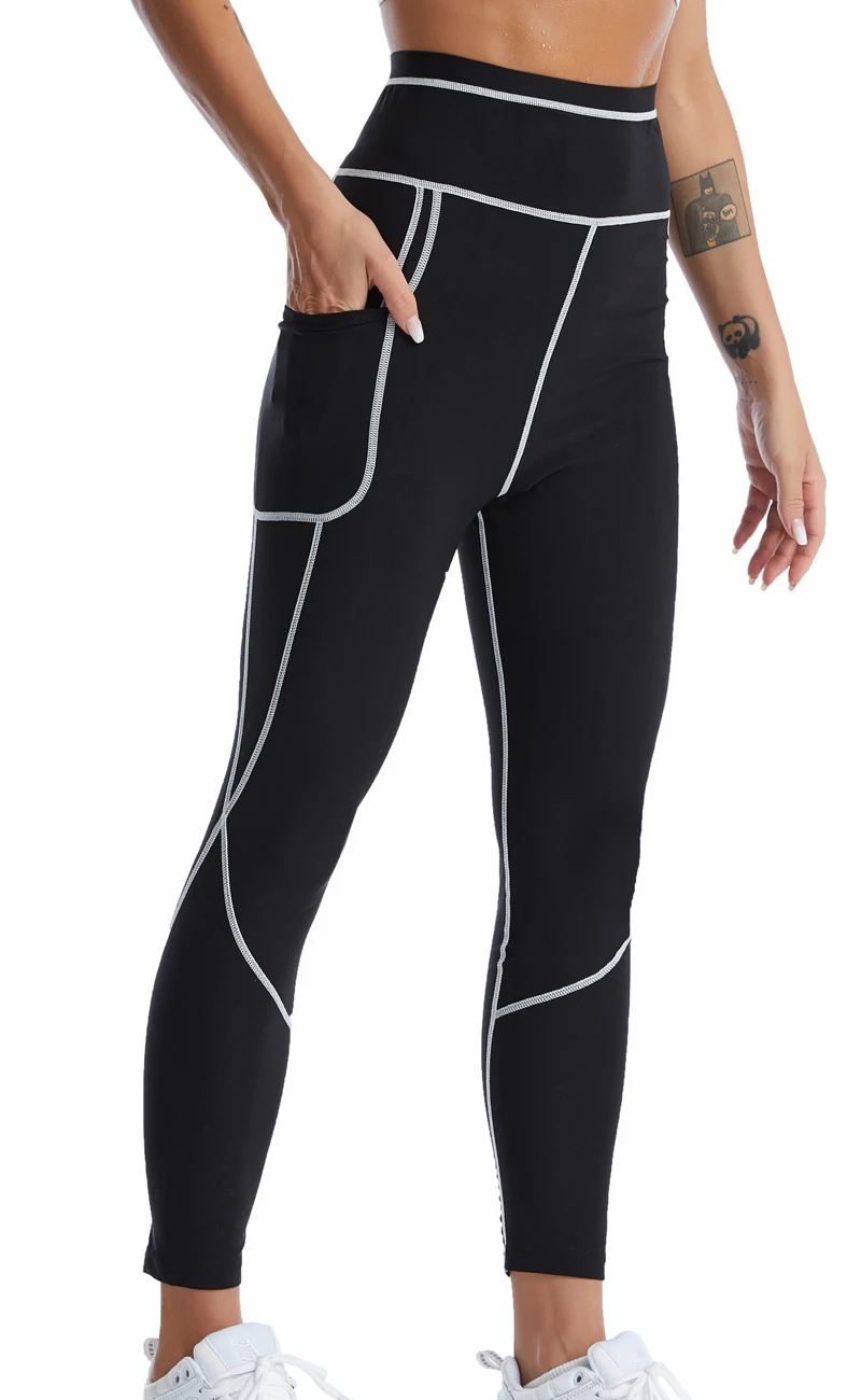 CXZD Hot Sauna Suit Sauna Sweat Pants Neoprene Suit Sweating Shapers Women Weight Loss Fat Burn Corset Body Shaper Slimming skims shapewear