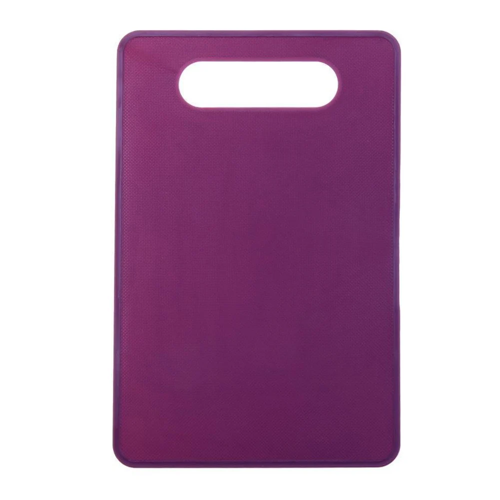 purple Нескользящая пластиковая доска для резки овощей разделочная доска для фруктов кухонный инструмент еда нарезка слайсами разделочный блок кухонные инструменты#06 - Цвет: purple