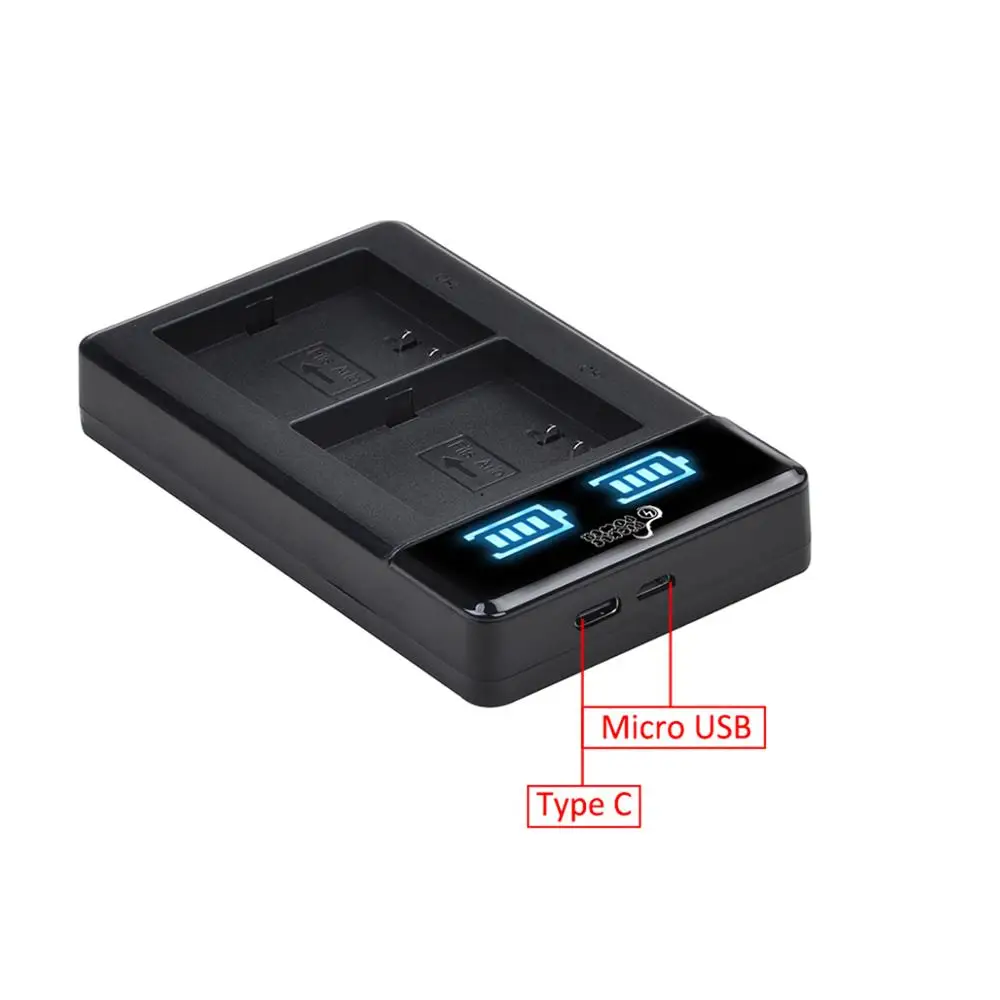 Bateria + Led Rápido para Arlo Duplo Carregador 3660mah a2 go - Image 4