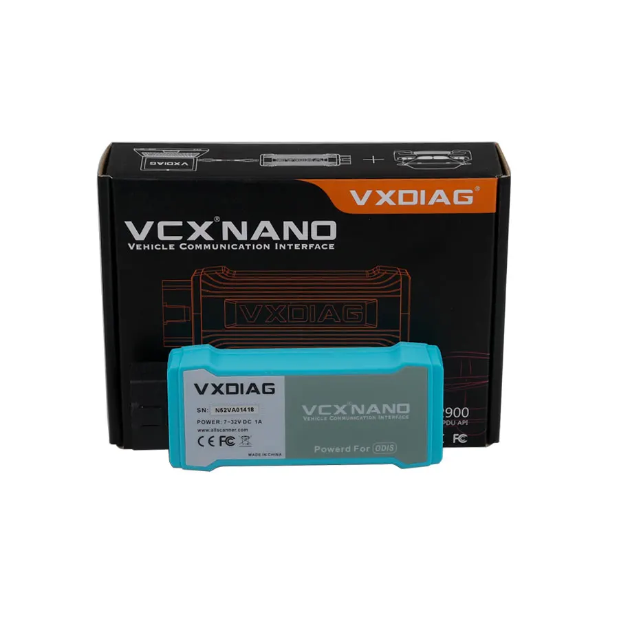 VXDIAG VCX NANO 5054 ODIS V5.1.5 поддержка протокола UDS и многоязычная версия WIFI Поддержка 2001