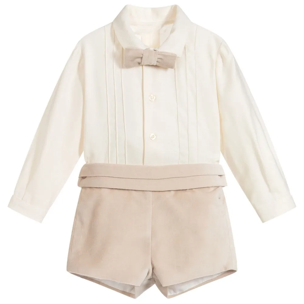 SpanishBabyBoyClothingSetsInfantNewbornToddlerClothesShorts