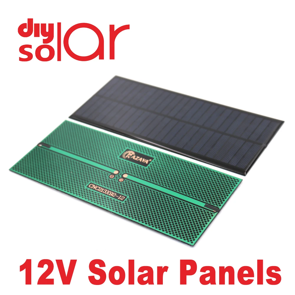 Солнечные мини-панели 12 В 1 5 Вт 2 3 4 7 | Электроника