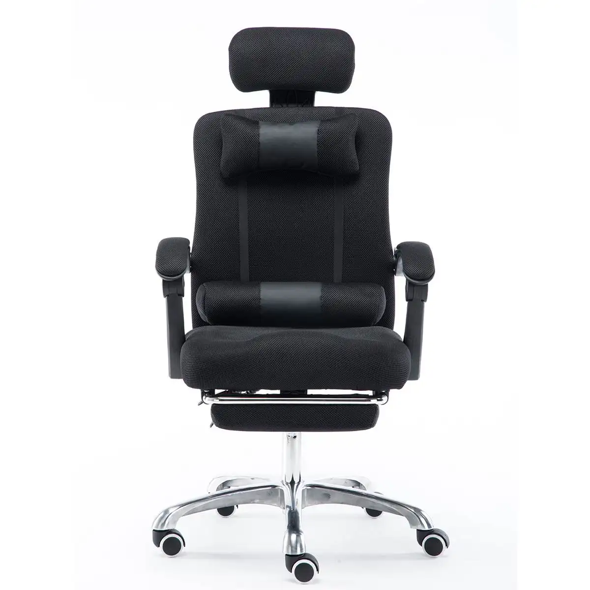 

Mesh Computer Chair Lacework Office Chair Lying And Lifting Staff Armchair With Footrest Comfortable Executive Office Chair