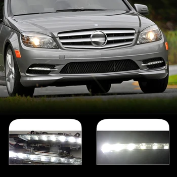 

Daytime running light For Mercedes-benz W204 C260 C300 2007-2010 two-way light guide LED Fog light