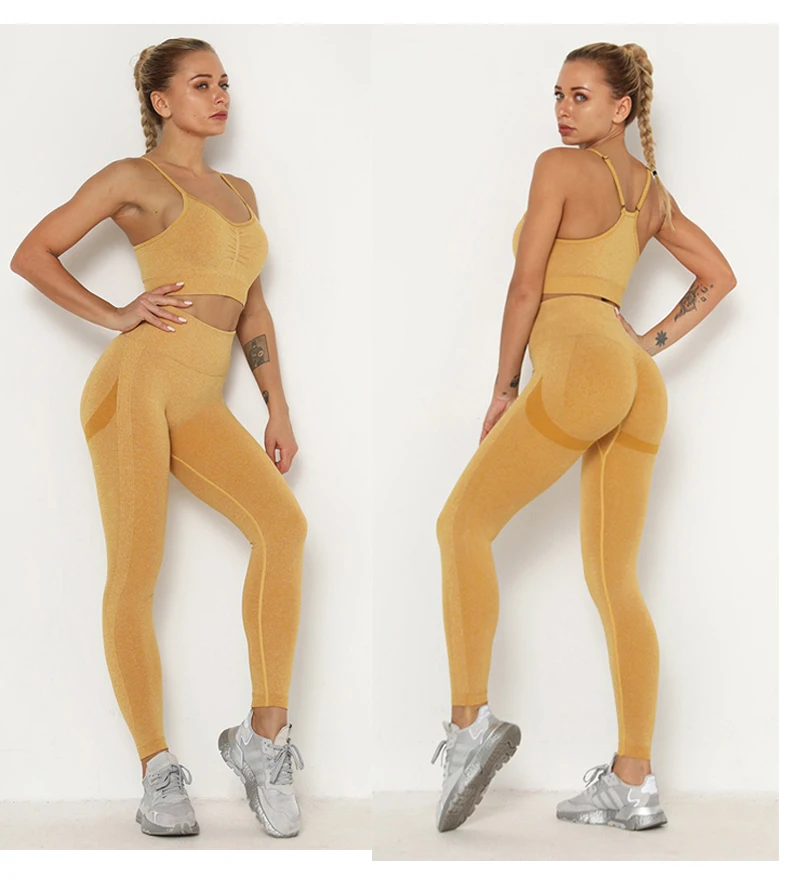 Sports Outfit Woman Seamless Yoga Set Fitness Clothing Sexy Sportswear Women Suit For Fitness workout gym leggings Sport Sets