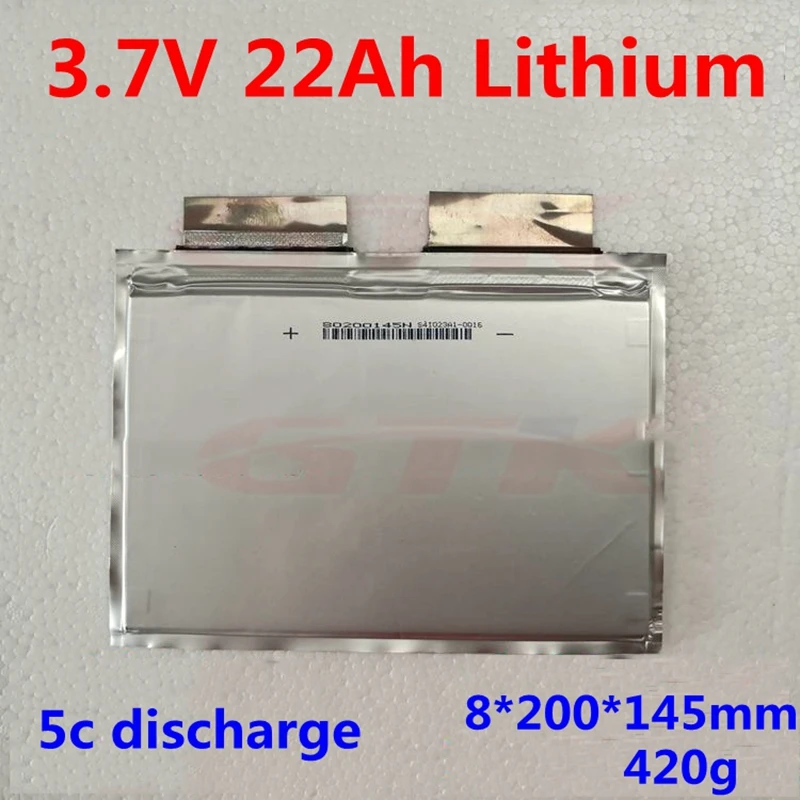 Литиевые элементы lipo 3 7 V 22Ah 20ah литиевые батареи 5c разряда для 12V 24v 48V