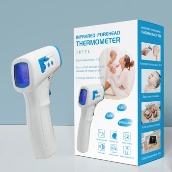 

body infrared thermometer for adult children forehead thermometer infrared temperature gun non-contact thermometer