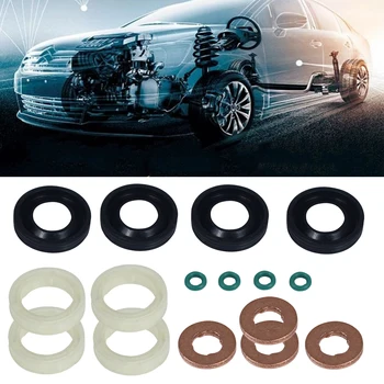 

Auto Car Fuel Injector Rubber 1982A0 198299 Gasket Repair 1314368 1233683 Seal Washer Kit O Ring Protector For Peugeot 1.6 HDI