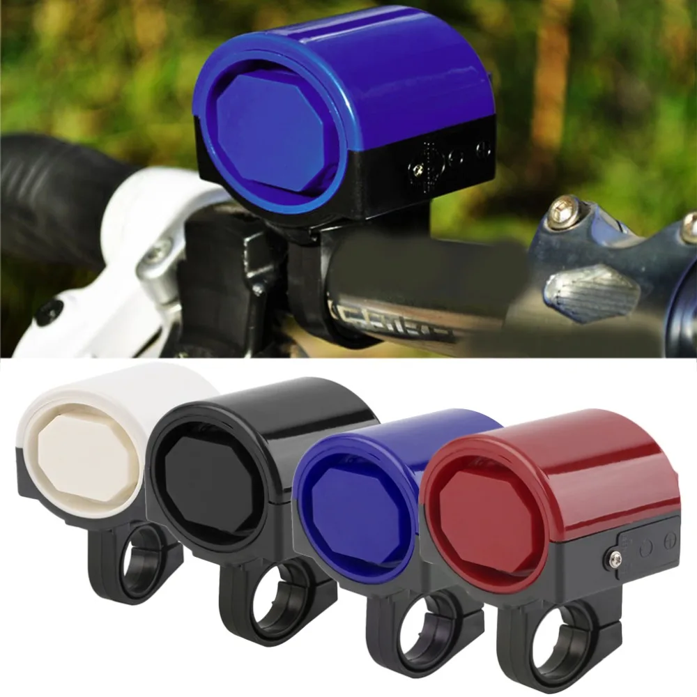 

TSAI Ultra Loud Siren Electronic Bicycle Bell 5 colors Bike Handlebar Alarm Horn Bell Cycling Ring Hooter Bicycle Parts
