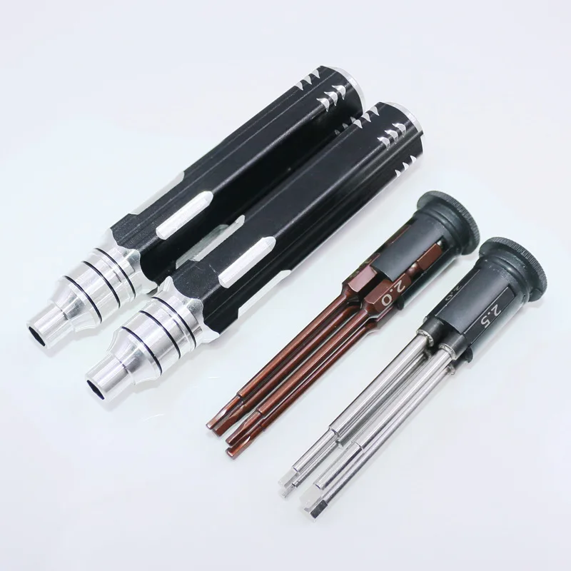 

H1.5-3.0 Model Airplane Tool Four-in-One Hexagon Socket Screw Driver Model Garage Kit Only Screw Driver Tool Kit