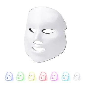 

7 Color Led Facial Mask Photon Neck Led Mask Beauty Therapy Face Mask Machine Light Therapy Acne Mask
