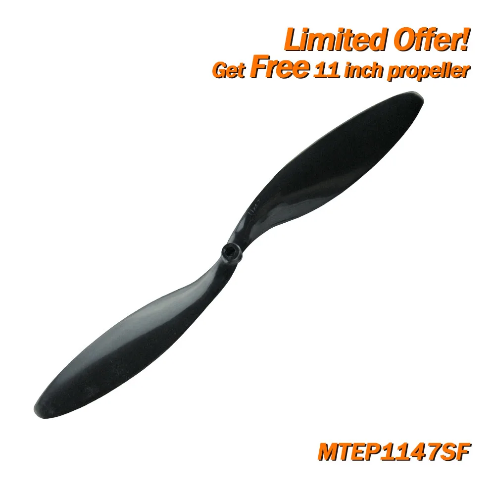 Maytech MTEP1147SF 11.0*4.7 Plastic Propeller with 3mm Hole Size for
