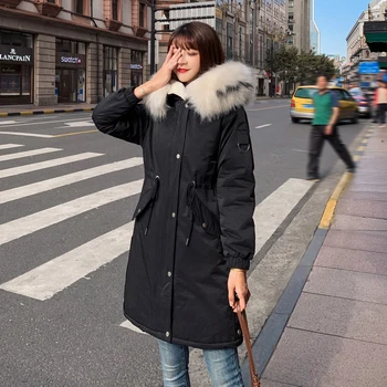 

Nicesnowl autumn&winter sale 2020 Women new Plus size Fashion cotton Down jacket long Parkas new warm Jackets Female winter coat