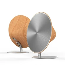 

Retro Wood Wireless Bluetooth Speaker Support NFC Touch Surface Subwoofer Home Audio Bluetooth 4.2 Audio Desktop Stereo Speaker