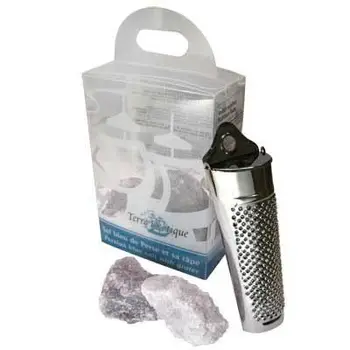 

Terre Exotique - Sal azul de Persia con regalo de rallador