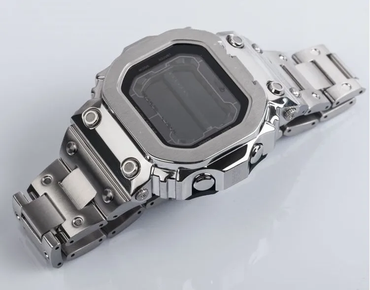 Новинка! Ободок и ремешок для часов из нержавеющей стали для GX-56 GWX-56 Pro