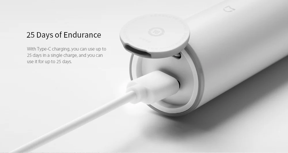 Xiaomi Mijia T300 Sonic электрическая зубная щетка USB перезаряжаемая взрослая