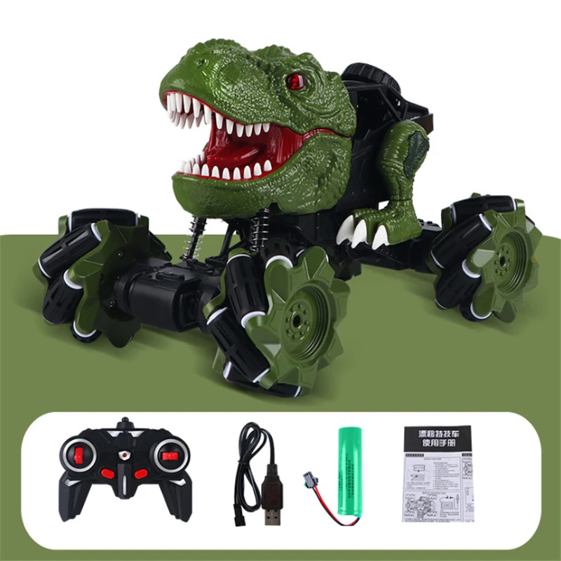 Stunt Dinosaur Car Remote Control Toys Climbing Off-road Vehicle Drift Dance Kids Boys Children Birthdays Gifts pink remote control car RC Cars