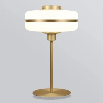 

Postmodern minimalist glass lamp bedroom bedside designer living room model room decorative table lamp