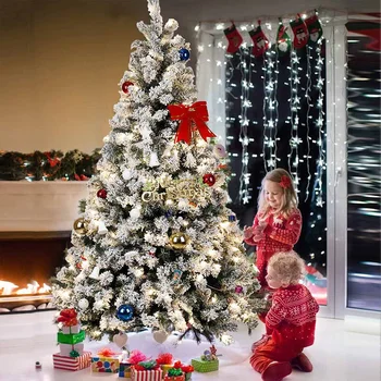 

1.8M Artificial Christmas Tree Plastic Christmas Decorations Holder Base For Christmas Home Party Decor Green Miniature Tree