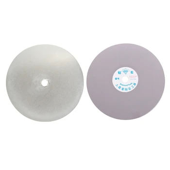 

2pcs 6 Inch Grit Coated Flat Lap Wheel Jewelry Polishing Grinding Disc Wheel - 3000 Diamond & 1200 Diamond