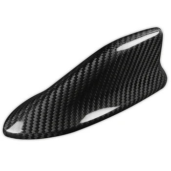 

Car Exterior Carbon Fiber Car Roof Shark Fin Antenna Trim Cover for Subaru BRZ Toyota 86 2014-2019