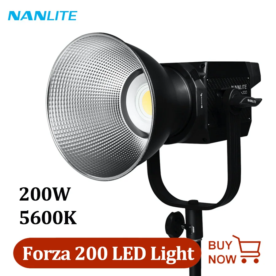 US $699.00 NanGuang Nanlite Forza 200 LED Light 200w CRI 98 5600K Continuous Light For Photography Video Studio Film Lighting