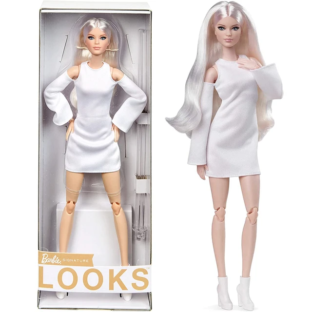 Barbie Signature Looks Doll Blonde Fully Posable Fashion Doll