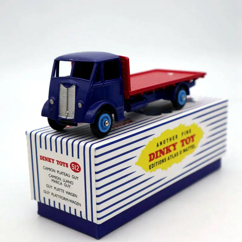 Atlas Dinky Toys 512 Camion Llano Marca плато парень Плоская тележка литье под давлением модели