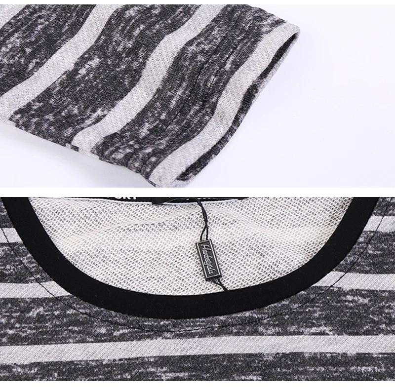 fashion brand men's long sleeve t shirt men striped tshirts male oversized t-shirt spring autumn streetwear clothing sweatshirts
