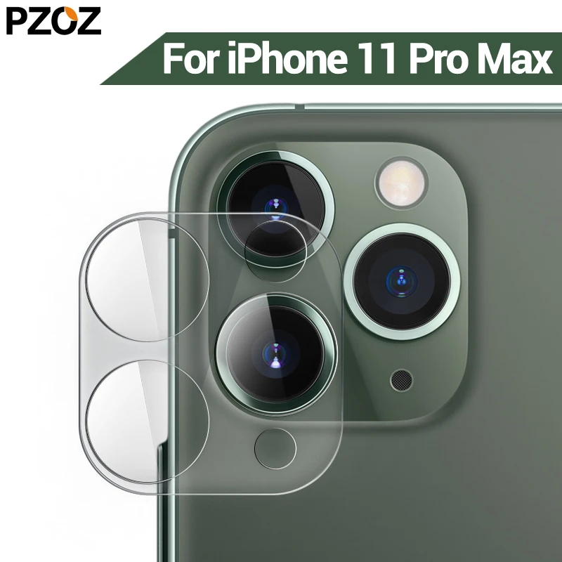 PZOZ для iphone 11pro max защитная пленка из закаленного стекла для объектива камеры для iphone 11 11pro Защитная пленка для задней камеры - Цвет: for iphone 11pro max