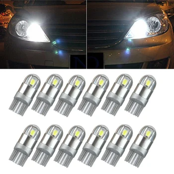 

12PCS LED Light Bulb T10 3030 Super Bright Vehicle Lamp Auto Light for Corner Light