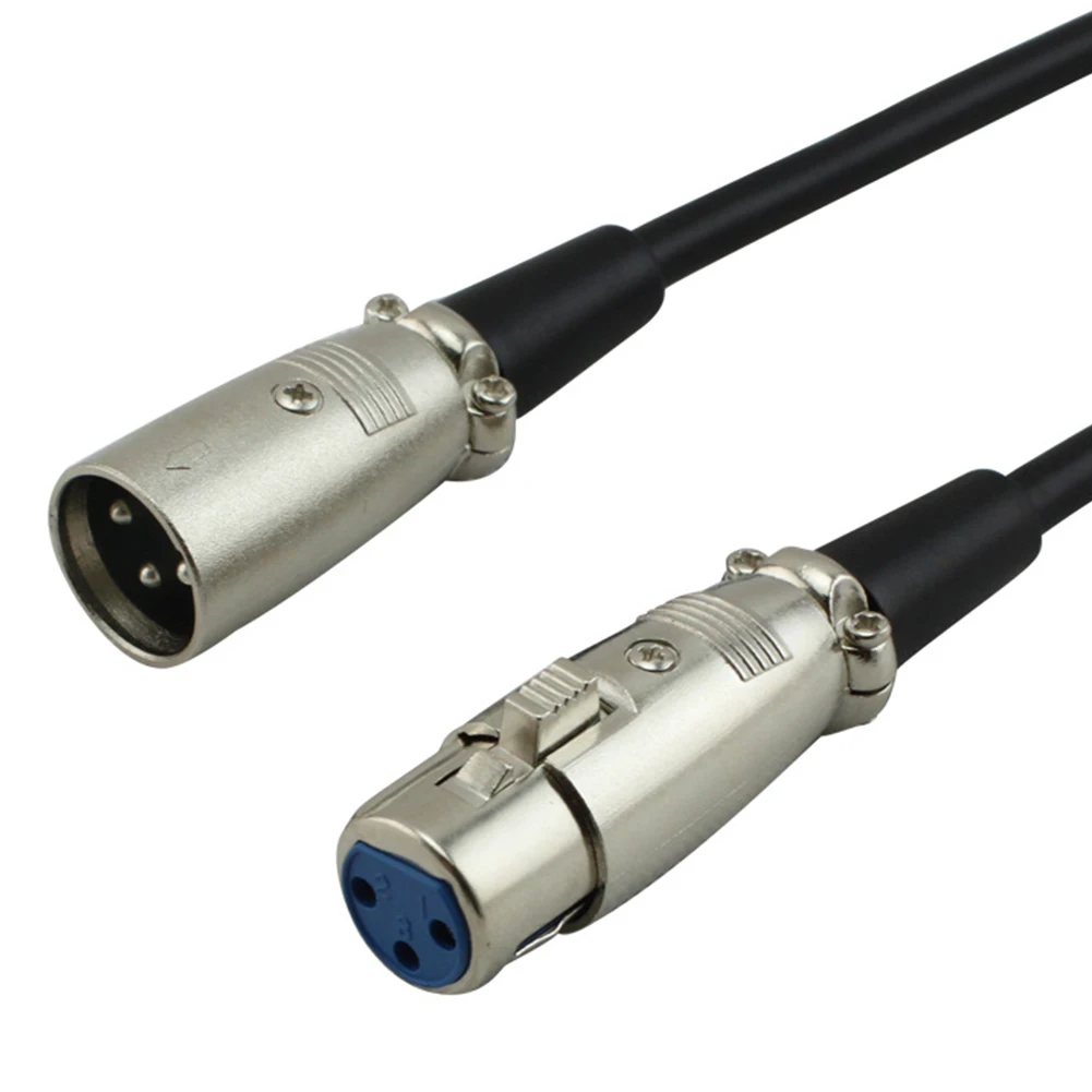 Male To Female Replacement Audio Cable PVC 3 Pin 6mm Balanced Wire Durable Flexible Accessories Extension Stage Microphone