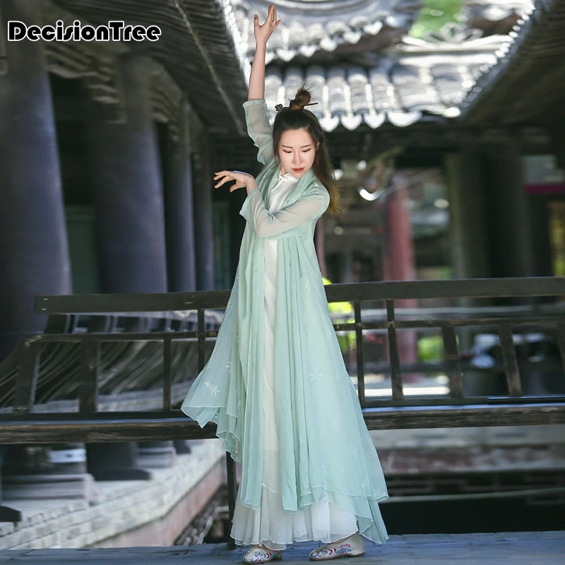 Элегантный костюм феи hanfu для женщин выставочный дизайн фотографии hanfu косплей костюм пальто