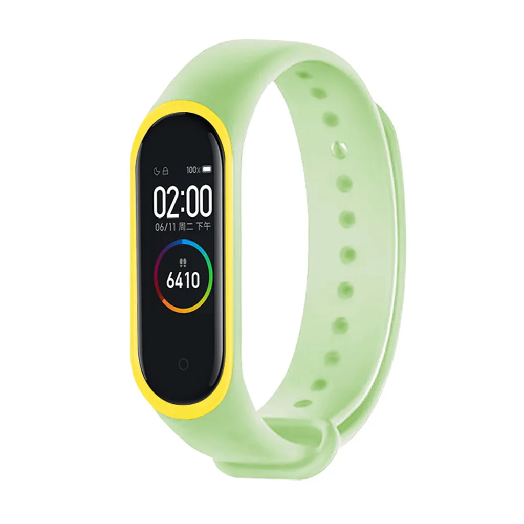 

2019 New Luminous Silicon Soft Wrist Strap Watch Band Replacement For XIAOMI MI Band 4 Bracelet Band Smart Watch Accessory