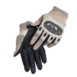Carbon Fiber Touch-Screen Tactical Gloves Fingerless Men Forces Combat Military Training Wear-Resistant Non-Slip Gloves NR78