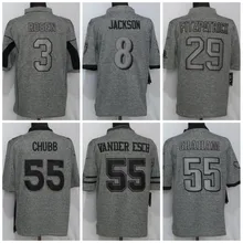 Мужские взрослые 3 Rosen 55 Chubb 55 Vander esch 29 Fitzpatrick 8 Jackson 27 Jenkins 55 Graham 62 Kelce Jersey