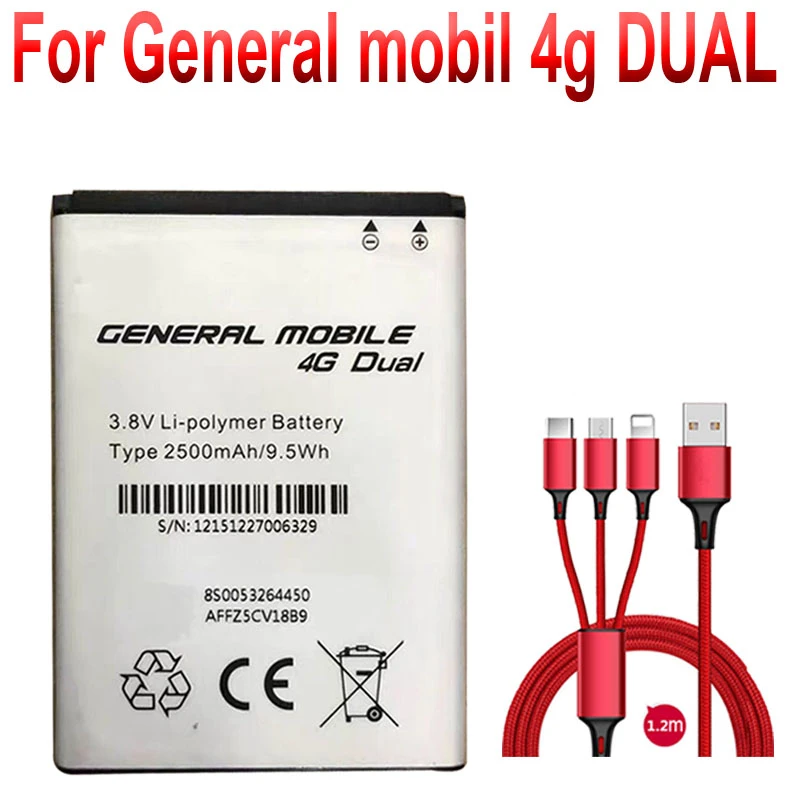 Batería de 3,8 V para móvil, Dual, GM4G, para baterías de teléfono + USB|Baterías para teléfonos móviles| - AliExpress