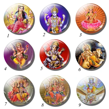 

Durga Vishnu Lakshmi Amulet Om refrigerator magnets Parvati fridge magnet yoga Amulet Charm sticker refrigerator