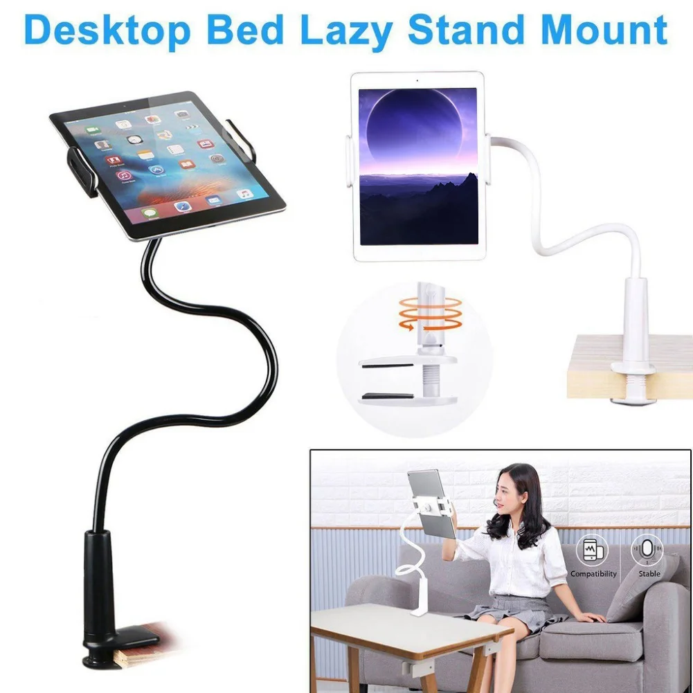  Cell Phone Clip Holder Phone Stand Long Arm Universal Desktop Mount Bed Lazy Bracket multi function