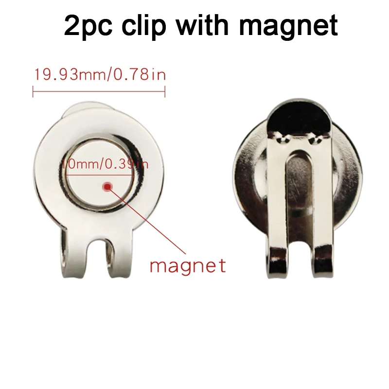 2 clips with magnet