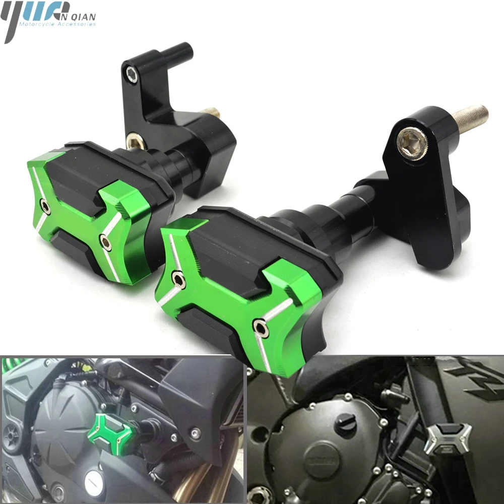 Для Kawasaki Ninja ZX-10R ZX10R 2008 2009 2010 Мотоцикл с ЧПУ рамка Краш колодки чехол для двигателя ползунки протектор защита от падения